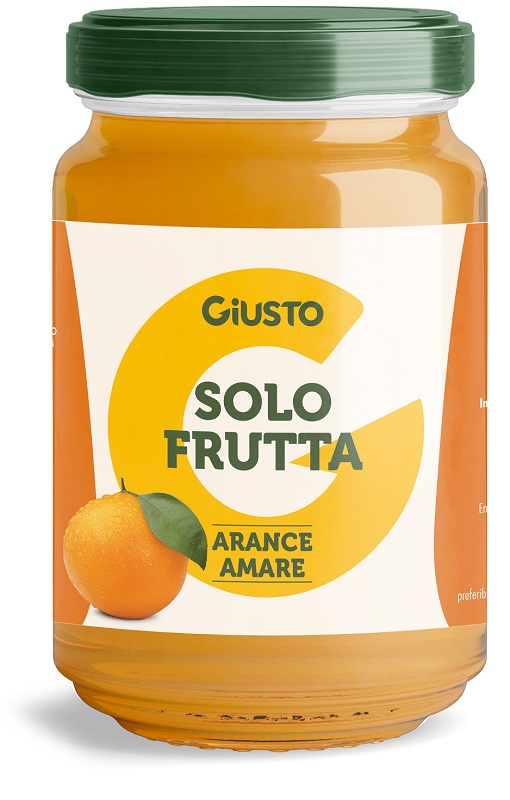 GIUSTO SOLO FRUTTA CONFETTURA ARANCE AMARE 220 G - Farmacia-flash.it