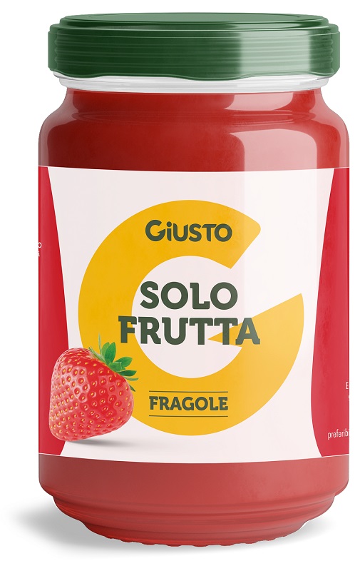 GIUSTO SOLO FRUTTA CONFETTURA FRAGOLE 220 G - Farmacia-flash.it