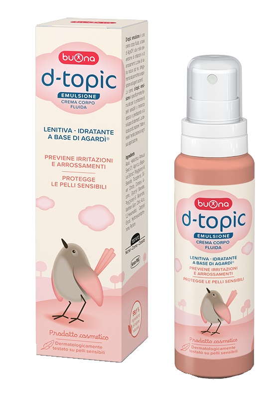DTOPIC EMULSIONE CREMA CORPO FLUIDA LENITIVA IDRATANTE A BASE DI AGARDI' 100 ML - Farmacia-flash.it