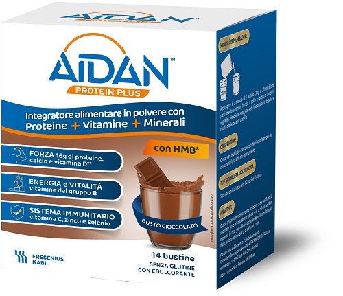 AIDAN PROTEIN PLUS CIOCCOLATO 14 BUSTINE - Farmacia-flash.it