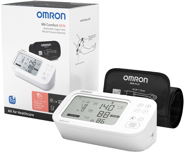 SFIGMOMANOMETRO DA BRACCIO OMRON M6 COMFORT AFIB - Farmacia-flash.it
