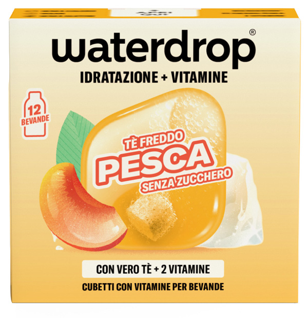 WATERDROP ICE TEA PESCA 12 CUBETTI - Farmacia-flash.it