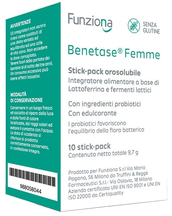 BENETASE FEMME 10 STICK PACK - Farmacia-flash.it