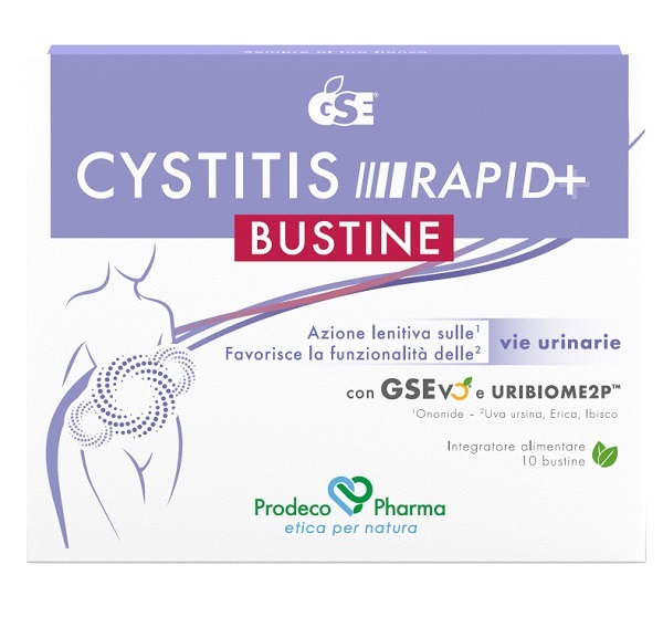 GSE CYSTITIS RAPID+ 10 BUSTINE - Farmacia-flash.it