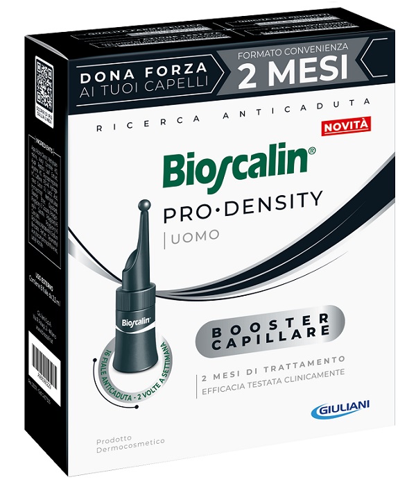 BIOSCALIN PRO DENSITY UOMO BOOSTER CAPILLARE 16 FIALE X 2,5ML - Farmacia-flash.it