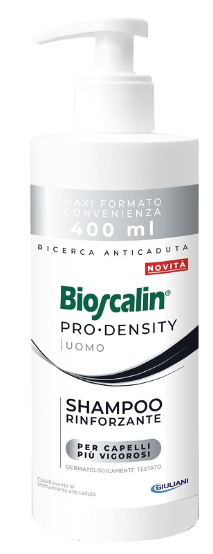 BIOSCALIN PRO DENSITY UOMO SHAMPOO RINFORZANTE 400 ML - Farmacia-flash.it