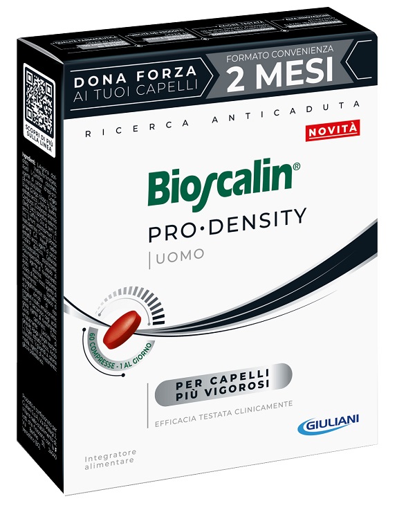 BIOSCALIN PRO DENSITY UOMO 60 COMPRESSE - Farmacia-flash.it
