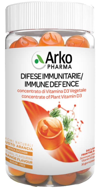 ARKOGUMMIES VITAMINA D3 60 GUMMIES - Farmacia-flash.it