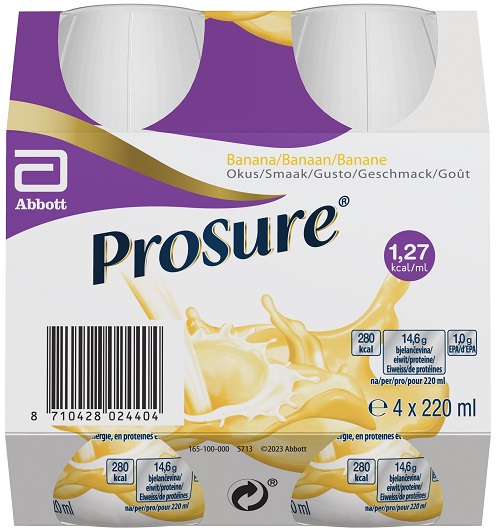 PROSURE BANANA 4 BOTTIGLIE DA 220 ML - Farmacia-flash.it