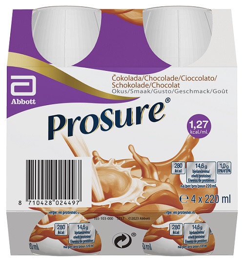 PROSURE CHOCOLATE 4 BOTTIGLIE DA 220 ML - Farmacia-flash.it