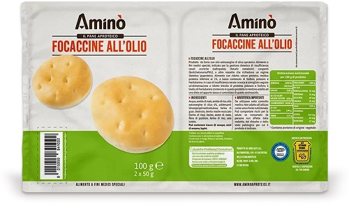 AMINO' FOCACCINE OLIO 100 G - Farmacia-flash.it