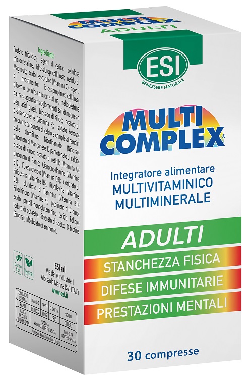 ESI MULTICOMPLEX ADULTI 30 COMPRESSE - Farmacia-flash.it