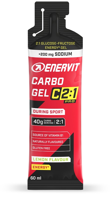 ENERVIT C2 1 PRO CARBO GEL LEMON CON SODIO 60 ML - Farmacia-flash.it