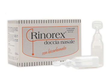 RINOREX DOCCIA AEROSOL BICARBONATO 15 FIALE 5 ML - Farmacia-flash.it