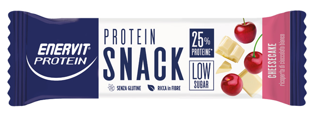 ENERVIT PROTEIN SNACK CHEESCAKE LOW SUGAR 30 G - Farmacia-flash.it