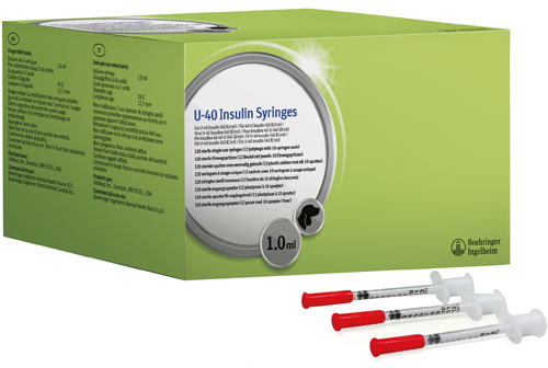 PROZINC SIRINGA INSULINA U-40 USO VETERINARIO 1 ML 12 BUSTE DA 10 SIRIGHNE - Farmacia-flash.it