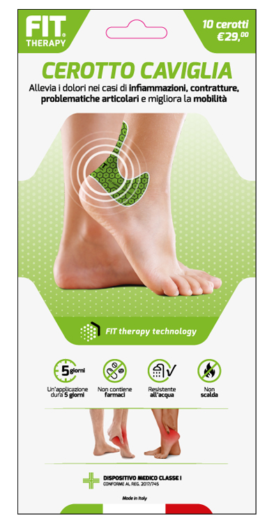 FIT THERAPY CEROTTO CAVIGLIA 10 PEZZI - Farmacia-flash.it