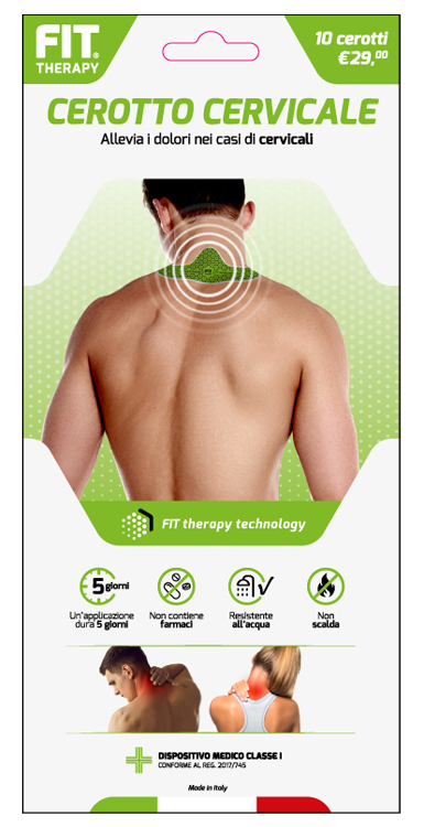 FIT THERAPY CEROTTO CERVICALE 10 PEZZI - Farmacia-flash.it