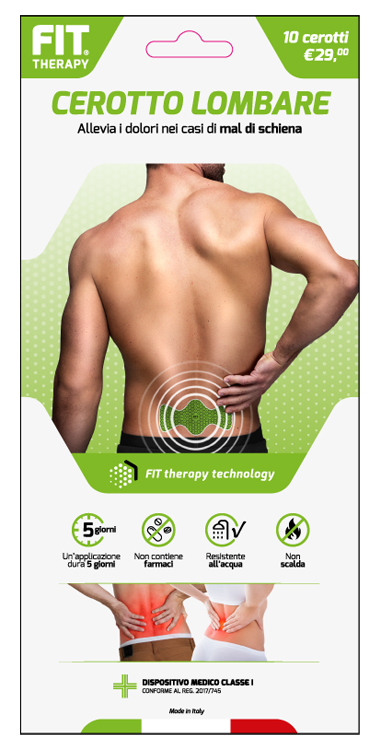 FIT THERAPY CEROTTO LOMBARE 10 PEZZI - Farmacia-flash.it