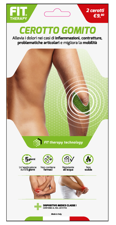 FIT THERAPY CEROTTO GOMITO 2 PEZZI - Farmacia-flash.it