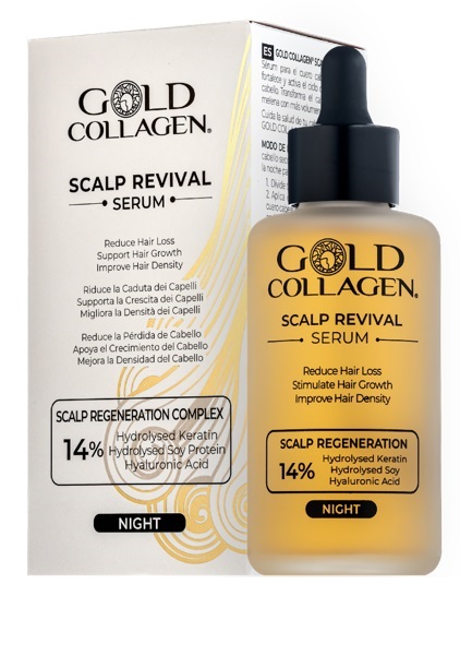 GOLD COLLAGEN SCALP REVIVAL SERUM 100 ML - Farmacia-flash.it