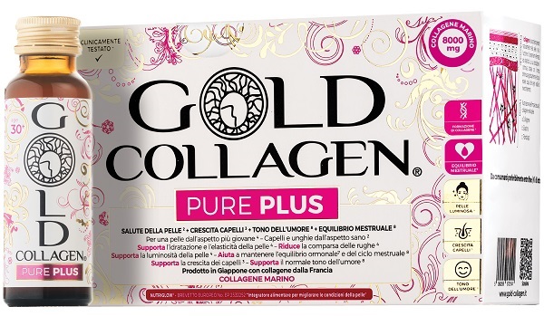 GOLD COLLAGEN PURE PLUS 10 FLACONCINI DA 50 ML - Farmacia-flash.it