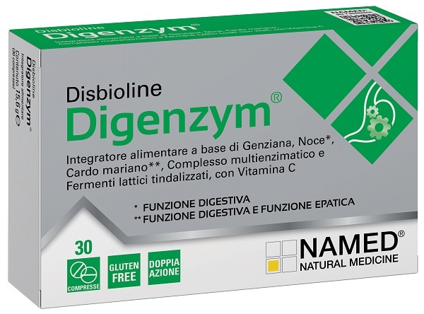 DISBIOLINE DIGENZYM AB 30 COMPRESSE - Farmacia-flash.it