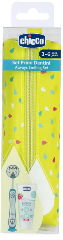 CHICCO SET DENTALE 3-6 YEARS AZZURRO - Farmacia-flash.it