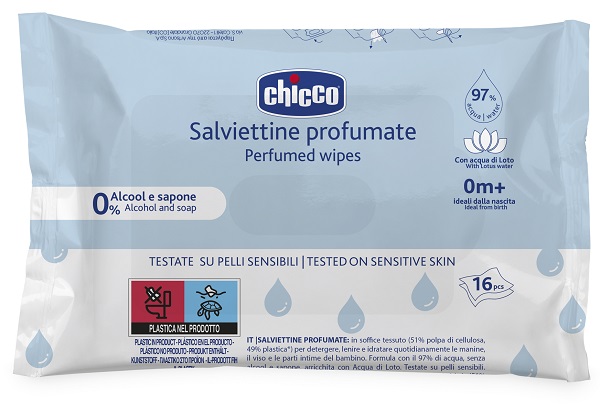 CHICCO SALVIETTE POCKET 16 PEZZI - Farmacia-flash.it