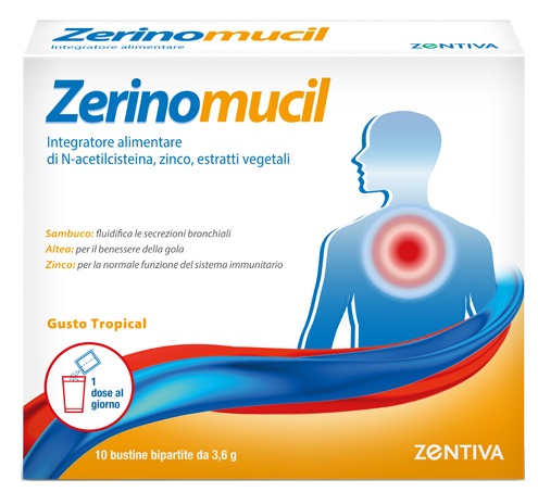 ZERINOMUCIL 10 BUSTINE 3,6 G - Farmacia-flash.it