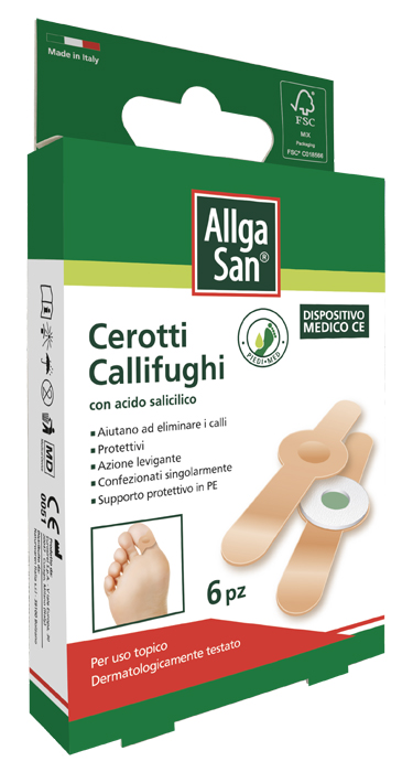 CEROTTO CALLIFUGO ALLGASAN 6 PEZZI - Farmacia-flash.it