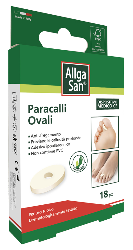 PARACALLI ALLGASAN OVALI LATTICE 18 PEZZI - Farmacia-flash.it