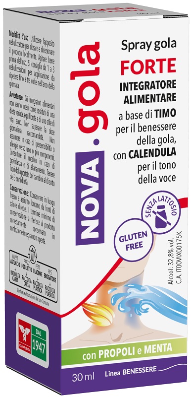 NOVA GOLA SPRAY FORTE 30 ML - Farmacia-flash.it
