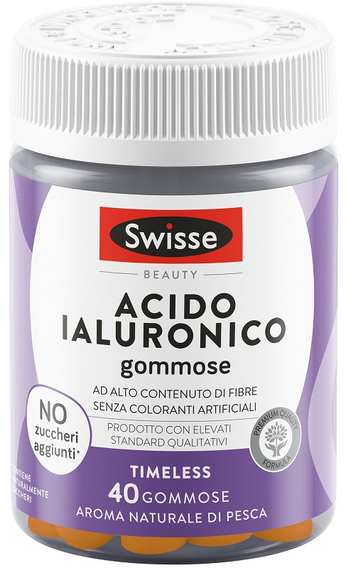 SWISSE ACIDO IALURONICO 40 GOMMOSE - Farmacia-flash.it