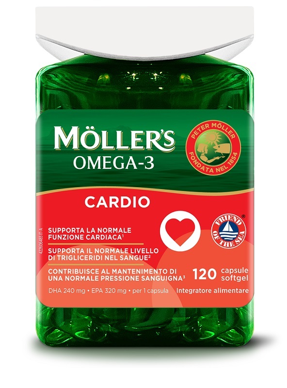 MOLLER'S OMEGA 3 CARDIO 120 CAPSULE - Farmacia-flash.it