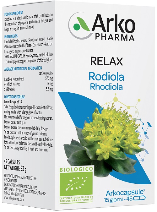 ARKOCAPSULE RODIOLA BIO 45 CAPSULE - Farmacia-flash.it