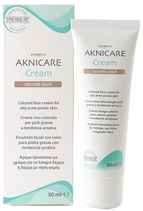 AKNICARE CREAM TEINTEE DORE' 50 ML - Farmacia-flash.it