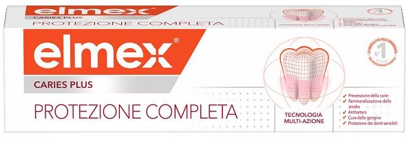 ELMEX DENTIFRICIO CARIES PLUS PROTEZIONE COMPLETA 75 ML - Farmacia-flash.it