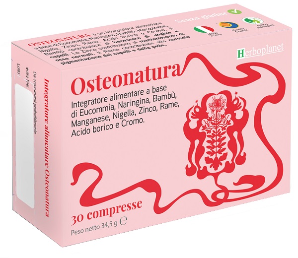 OSTEONATURA 30 COMPRESSE SENZA GLUTINE - Farmacia-flash.it