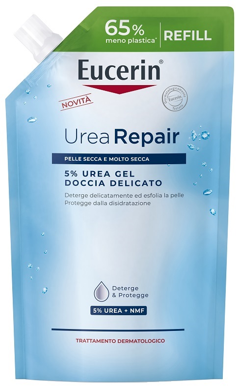 EUCERIN 5% UREA GEL DOCCIA DELICATO REFILL 400 ML - Farmacia-flash.it