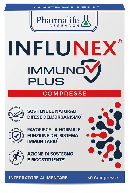 INFLUNEX IMMUNO PLUS 60 COMPRESSE - Farmacia-flash.it