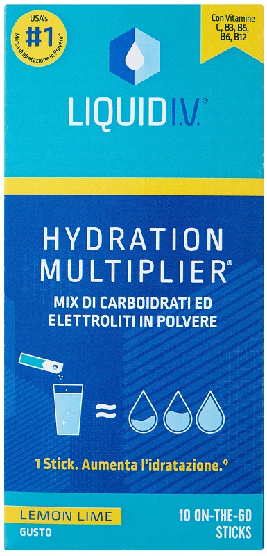 LIQUID IV HYDRATION MULTIPLIER LEMON LIME 10 STICK - Farmacia-flash.it