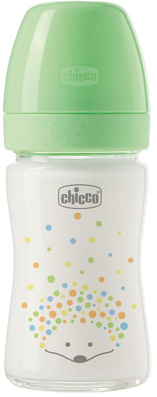 CHICCO BIBERON PERFECT GLASS UNISEX SILICONE DA 150 ML - Farmacia-flash.it
