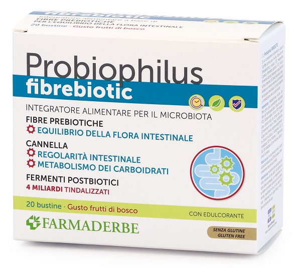 ROBIOPHILUS FIBREBIOTIC 20 BUSTINE 5 G - Farmacia-flash.it