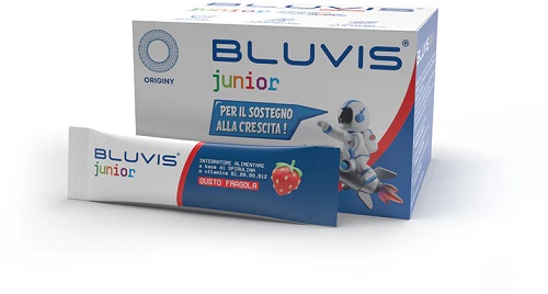 BLUVIS JUNIOR FRAGOLA 20 STICK - Farmacia-flash.it