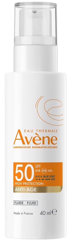 EAU THERMALE AVENE SOLARE FLUIDO ANTI-ETA' SPF 50 40 ML - Farmacia-flash.it