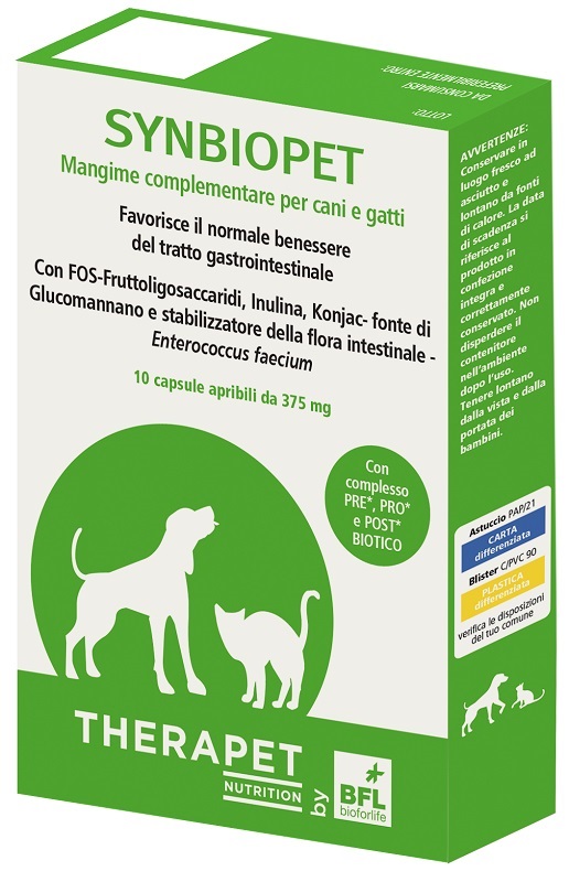 SYNBIOPET THERAPET 10 CAPSULE - Farmacia-flash.it