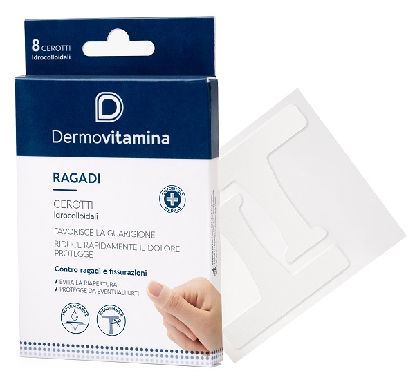 DERMOVITAMINA RAGADI CEROTTI 8 PEZZI - Farmacia-flash.it