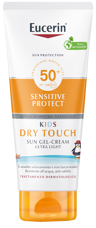 EUCERIN SUN KIDS DRY TOUCH GEL CREAM SPF50+ 200 ML - Farmacia-flash.it