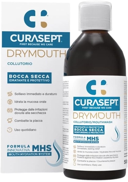 CURASEPT DRYMOUTH COLLUTORIO 500 ML - Farmacia-flash.it